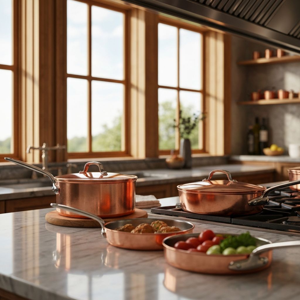 Hestan CopperBond Cookware - Pure copper core with stainless steel exterior
